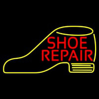 Red Shoe Repair Yellow Shoe Neonreclame