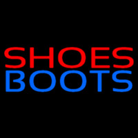 Red Shoes Blue Boots Neonreclame