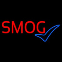 Red Smog Blue Check Logo 1 Neonreclame