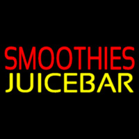 Red Smoothies Juice Bar Yellow Neonreclame