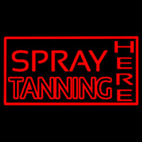 Red Spray Tanning Here Neonreclame