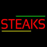 Red Steaks Neonreclame