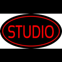 Red Studio Oval Neonreclame