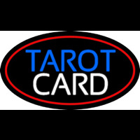 Red Tarot Card Neonreclame