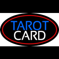 Red Tarot Card Neonreclame
