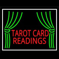 Red Tarot Card Readings With White Border Neonreclame
