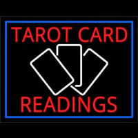 Red Tarot Cards Readings And White Border Neonreclame
