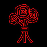 Red Three Rose Neonreclame