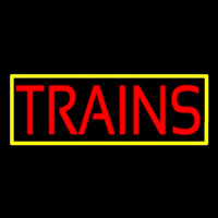 Red Trains Neonreclame