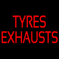 Red Tyres E hausts 1 Neonreclame