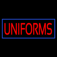 Red Uniforms Blue Border Neonreclame