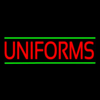 Red Uniforms Green Lines Neonreclame