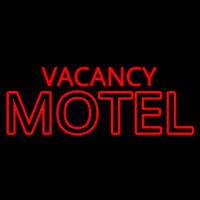 Red Vacancy Motel Neonreclame