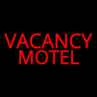 Red Vacancy Motel Neonreclame