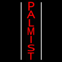 Red Vertical Palmist Neonreclame