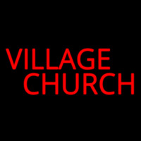 Red Village Church Neonreclame