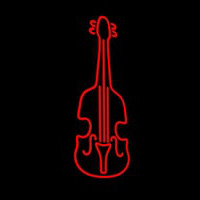 Red Violin Logo 1 Neonreclame