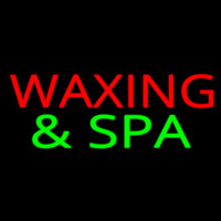 Red Wa ing And Green Spa Neonreclame