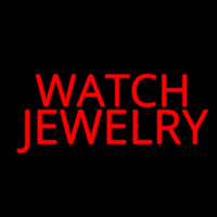 Red Watch Jewelry Neonreclame