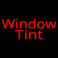 Red Window Tint Neonreclame