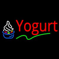 Red Yogurt Logo Neonreclame