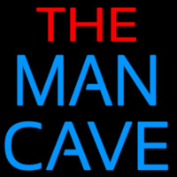 Red and Blue The Man Cave Neonreclame
