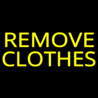 Remove Clothes Neonreclame