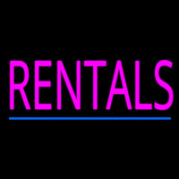 Rentals Blue Line Neonreclame