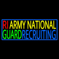 Ri Army National Guard Recruiting Neonreclame