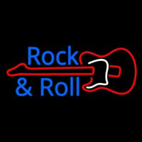 Rock And Roll With Guitar 2 Neonreclame