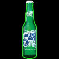 Rolling Rock Bottle Beer Sign Neonreclame