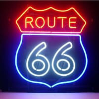 Route 66 Bar Bier Pub Winkel Display Garage New Neonreclame