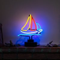 Sailling Boat Desktop Neonreclame