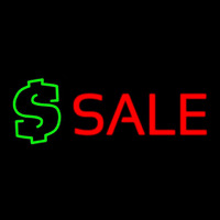 Sale Dollar Sign Neonreclame