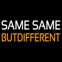 Same But Different Neonreclame