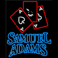 Samuel Adams Ace And Poker Beer Sign Neonreclame