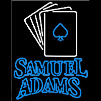 Samuel Adams Cards Beer Sign Neonreclame