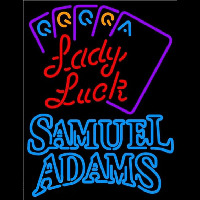 Samuel Adams Lady Luck Series Beer Sign Neonreclame