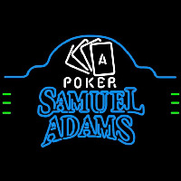 Samuel Adams Poker Ace Cards Beer Sign Neonreclame