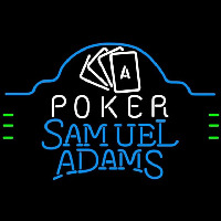 Samuel Adams Poker Ace Cards Beer Sign Neonreclame