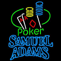 Samuel Adams Poker Ace Coin Table Beer Sign Neonreclame