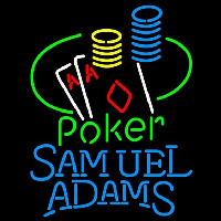 Samuel Adams Poker Ace Coin Table Beer Sign Neonreclame