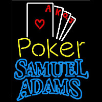 Samuel Adams Poker Ace Series Beer Sign Neonreclame