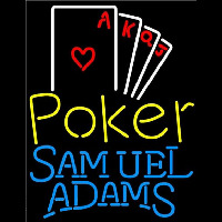 Samuel Adams Poker Ace Series Beer Sign Neonreclame