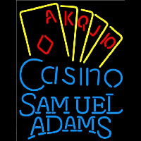 Samuel Adams Poker Casino Ace Series Beer Sign Neonreclame