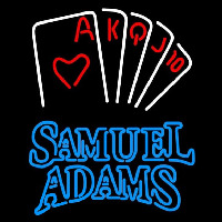 Samuel Adams Poker Series Beer Sign Neonreclame