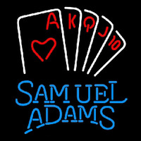 Samuel Adams Poker Series Beer Sign Neonreclame