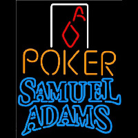 Samuel Adams Poker Squver Ace Beer Sign Neonreclame