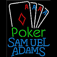 Samuel Adams Poker Tournament Beer Sign Neonreclame