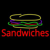 Sandwiches With Sandwich Logo Neonreclame